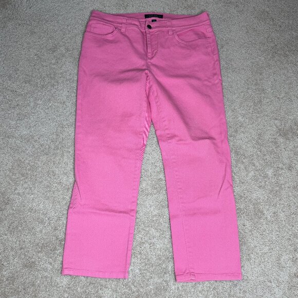 Lauren Ralph Lauren Pink‎ Modern Straight Jeans Size 10 LRL - Picture 6 of 7
